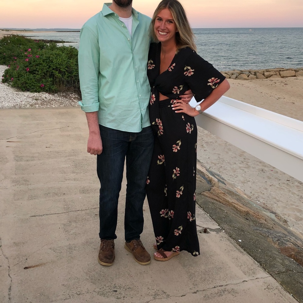 Floral cutout long-pant jumpsuit from Nordstrom